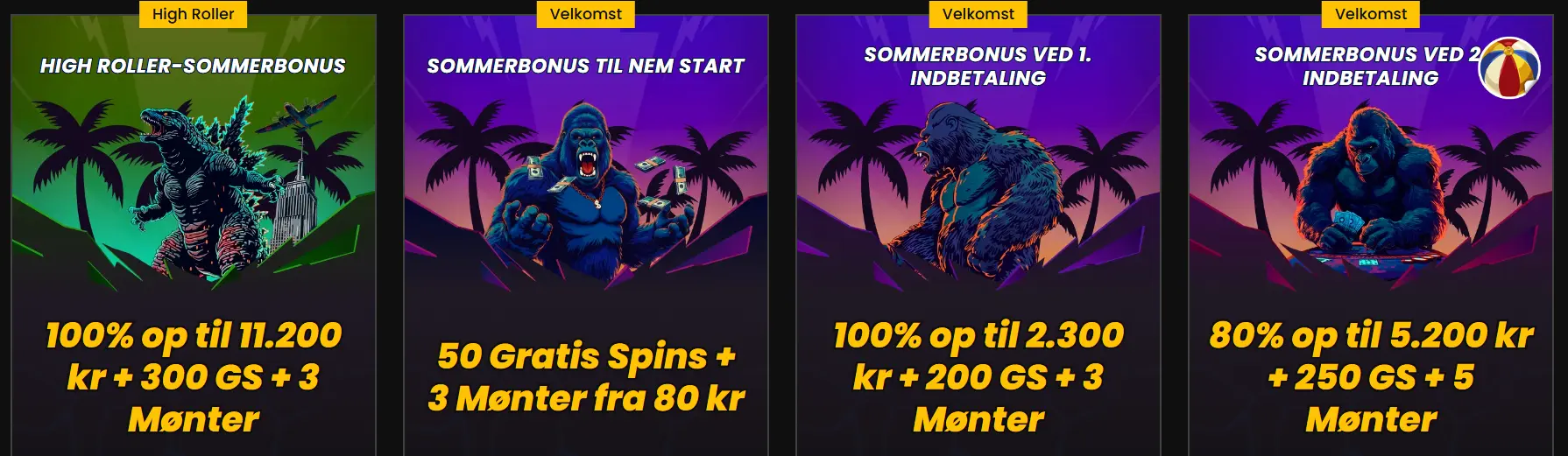 Velkomstpakken med bonus og free spins hos Wild Tokyo Casino