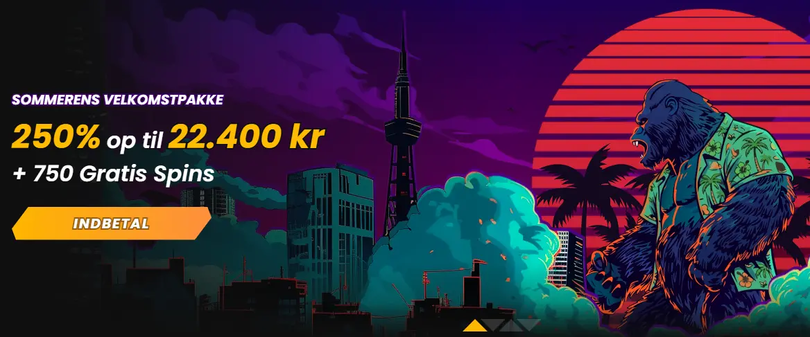 Bannerbillede for Wild Tokyo Casino med velkomstbonus til danske spillere